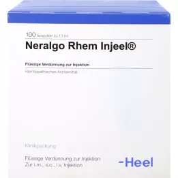 NERALGO Rhem Injeel-ampuller, 100 stk