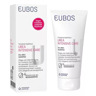 EUBOS TROCKENE Skin Urea 5 % sjampo, 200 ml