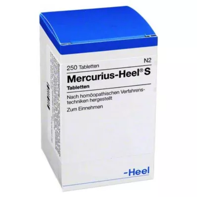 MERCURIUS HEEL S-tabletter, 250 stk MERCURIUS HEEL S-tabletter, 250 stk