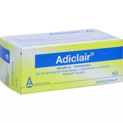 ADICLAIR Filmdrasjerte tabletter, 100 stk