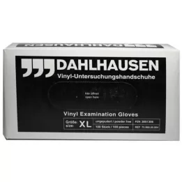 VINYL Hansker upudret størrelse XL, 100 stk