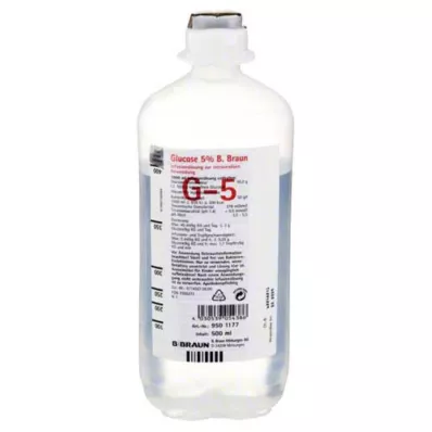 GLUCOSE 5 % B.Braun Ecoflac Plus, 500 ml