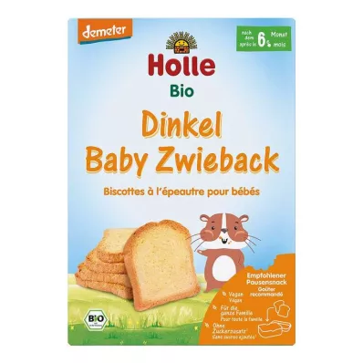 HOLLE Økologisk babyspeltkjeks, 200 g