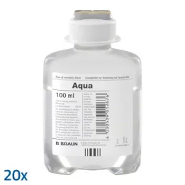 AQUA AD injectabilia Ecoflac Plus injeksjonsvæske, oppløsning, 20X100 ml
