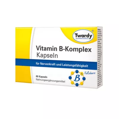 VITAMIN B KOMPLEX kapsler, 60 stk VITAMIN B KOMPLEX kapsler, 60 stk