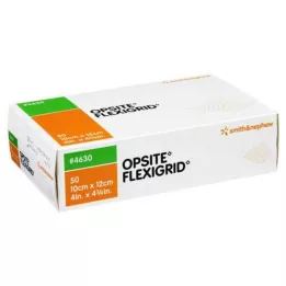 OPSITE Flexigrid transp.sårbandasje 10x12 cm steril, 50 stk