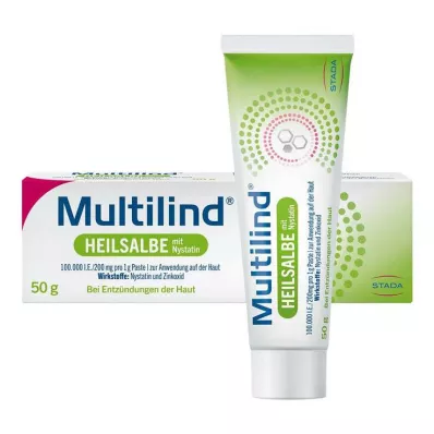 MULTILIND Salve med nystatin og sinkoksid, 50 g MULTILIND Salve med nystatin og sinkoksid, 50 g