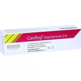 CANIFUG Vaginalkrem 2 % m. 3 påføringer, 20 g