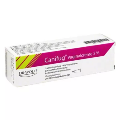 CANIFUG Vaginalkrem 2 % m. 3 påføringer, 20 g