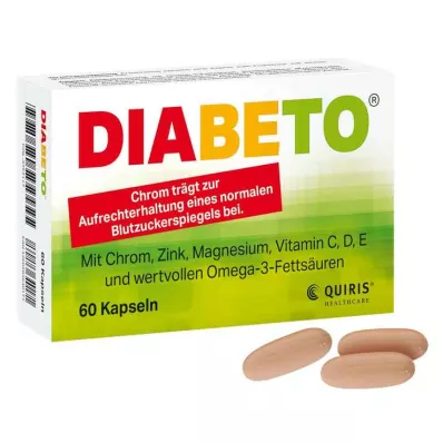 DIABETO Kapsler, 60 stk DIABETO Kapsler, 60 stk