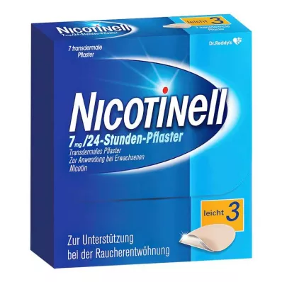 NICOTINELL 7 mg/24-timers plaster 17,5 mg, 7 stk