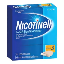 NICOTINELL 7 mg/24-timers plaster 17,5 mg, 14 stk