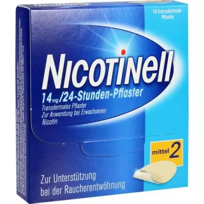 NICOTINELL 14 mg/24-timers plaster 35 mg, 14 stk