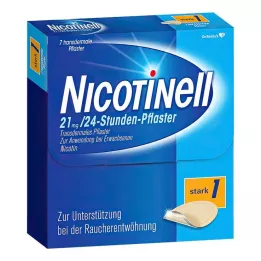 NICOTINELL 21 mg/24-timers plaster 52,5 mg, 7 stk