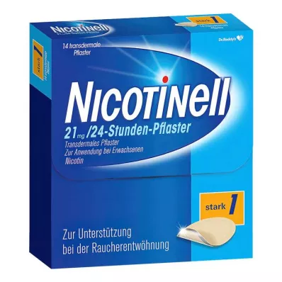 NICOTINELL 21 mg/24-timers plaster 52,5 mg, 14 stk NICOTINELL 21 mg/24-timers plaster 52,5 mg, 14 stk