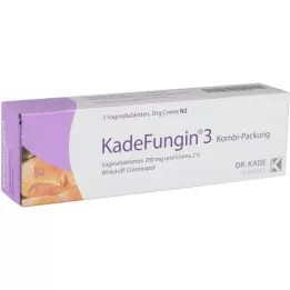 KADEFUNGIN 3 combip.20 g krem+3 vaginaltabletter, 1 stk