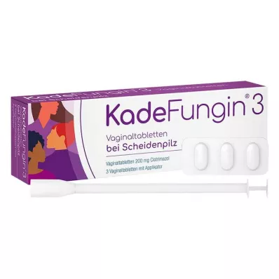 KADEFUNGIN 3 vaginaltabletter, 3 stk KADEFUNGIN 3 vaginaltabletter, 3 stk