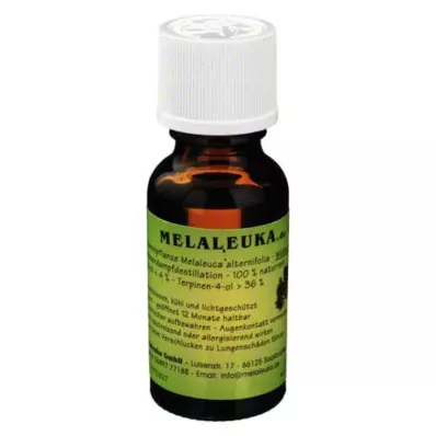 MELALEUKA Olje fra økologisk dyrking, 20 ml MELALEUKA Olje fra økologisk dyrking, 20 ml