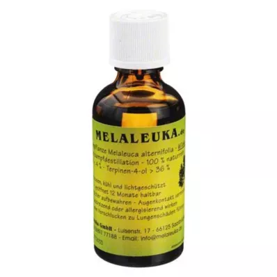 MELALEUKA Olje fra økologisk dyrking, 50 ml MELALEUKA Olje fra økologisk dyrking, 50 ml