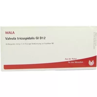 VALVULA tricuspidalis GL D 12 ampuller, 10X1 ml