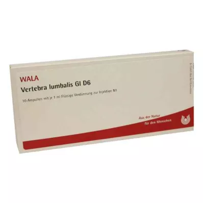 VERTEBRA lumbalis GL D 6 ampuller, 10X1 ml VERTEBRA lumbalis GL D 6 ampuller, 10X1 ml