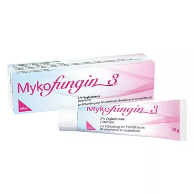 MYKOFUNGIN 3 Vaginalkrem 2 %, 20 g MYKOFUNGIN 3 Vaginalkrem 2 %, 20 g