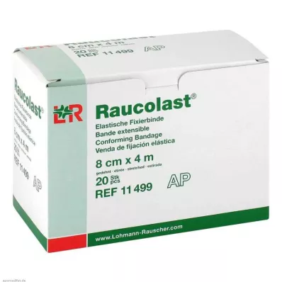 ELAFIX BINDEN Raucolast 8 cm uten cellofan, 20 stk
