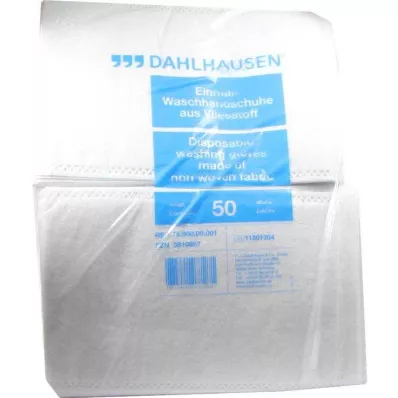 WASCHHANDSCHUHE Fleece 14,5x22 cm, 50 stk WASCHHANDSCHUHE Fleece 14,5x22 cm, 50 stk