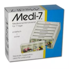 MEDI 7 medisin dos.f.7 dager hvit, 1 stk