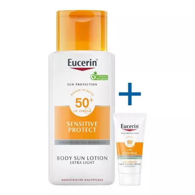 EUCERIN Solkrem ekstra lett LSF 50, 150 ml EUCERIN Solkrem ekstra lett LSF 50, 150 ml