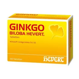 GINKGO BILOBA HEVERT Tabletter, 100 stk