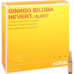 GINKGO BILOBA HEVERT Injeksjonsampuller, 100 stk