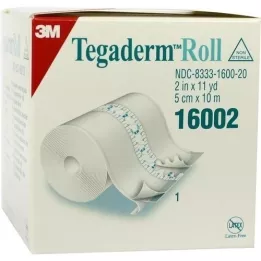 TEGADERM 3M gips 5 cmx10 m rull 16002, 1 stk