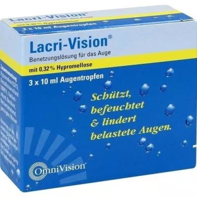 LACRI-VISION Øyedråper, 3X10 ml