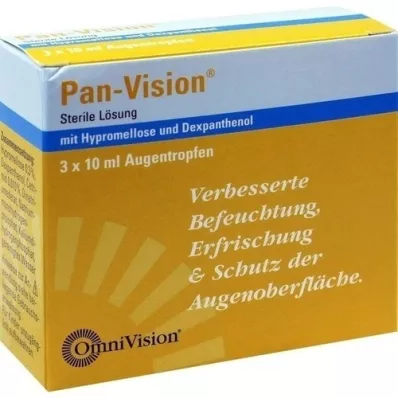 PAN-VISION Øyedråper, 3X10 ml