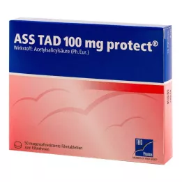 ASS TAD 100 mg beskyttende enterotabletter med filmdrasjering, 50 stk