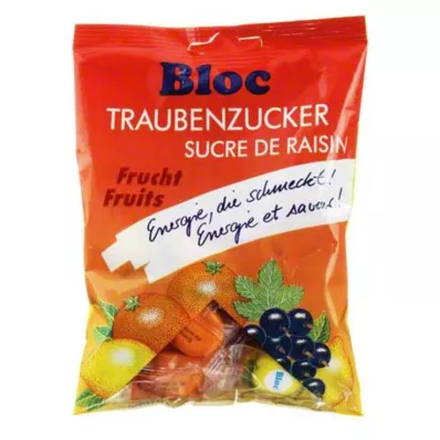 BLOC Pose med fruktblanding av druesukker, 75 g BLOC Pose med fruktblanding av druesukker, 75 g