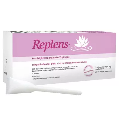 REPLENS Forhåndsfylte applikatorer for vaginalgel, 3 stk