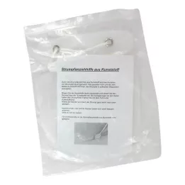 STRUMPFANZIEHHILFE Plast med stropp, 1 stk