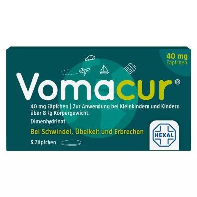 VOMACUR 40 stikkpiller, 5 stk VOMACUR 40 stikkpiller, 5 stk