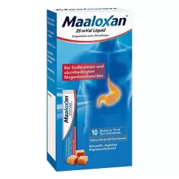 MAALOXAN 25 mVal væske, 10X10 ml
