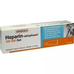 HEPARIN-RATIOPHARM 180 000 I.E. gel, 100 g