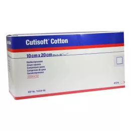 CUTISOFT Bomull Kompr.10x20 cm ster.8x, 25X2 St