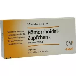 HÄMORRHOIDAL Stikkpiller N Cosmochema, 12 stk