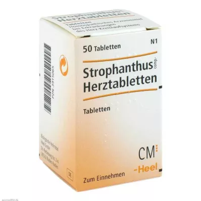 STROPHANTHUS COMP.Hjertetabletter, 50 stk STROPHANTHUS COMP.Hjertetabletter, 50 stk