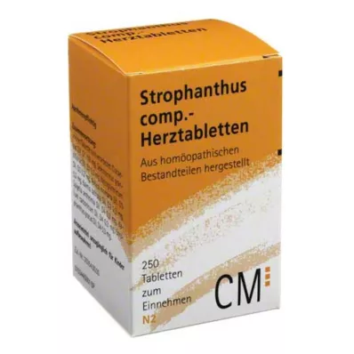 STROPHANTHUS COMP.Hjertetabletter, 250 stk STROPHANTHUS COMP.Hjertetabletter, 250 stk