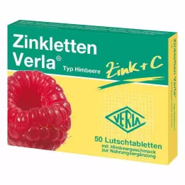 ZINKLETTEN Verla Bringebær Sugetabletter, 50 kapsler