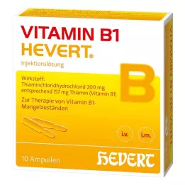 VITAMIN B1 HEVERT ampuller, 10 stk