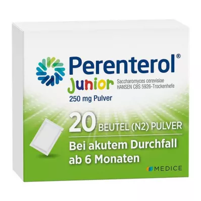 PERENTEROL Junior 250 mg pulverpose, 20 stk