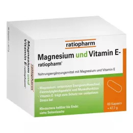 Magnesium og vitamin E ratiopharm, 60 stk